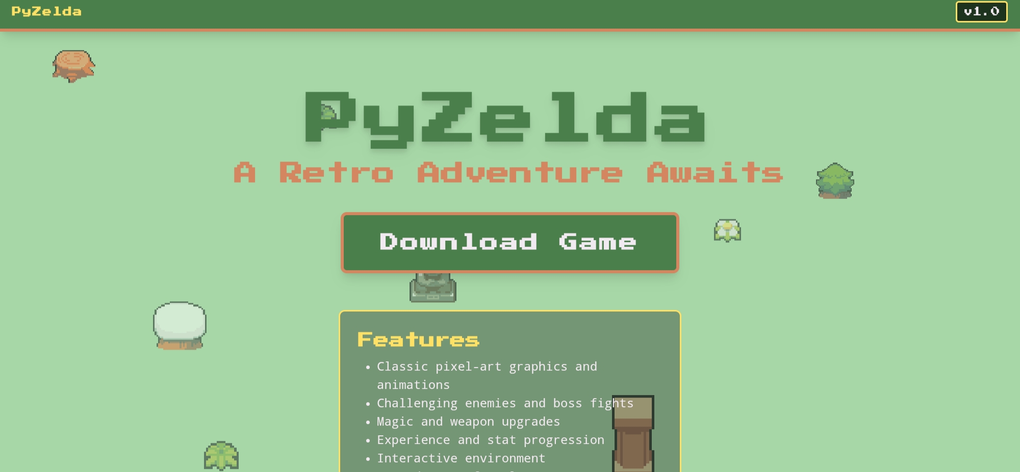 PyZelda Game